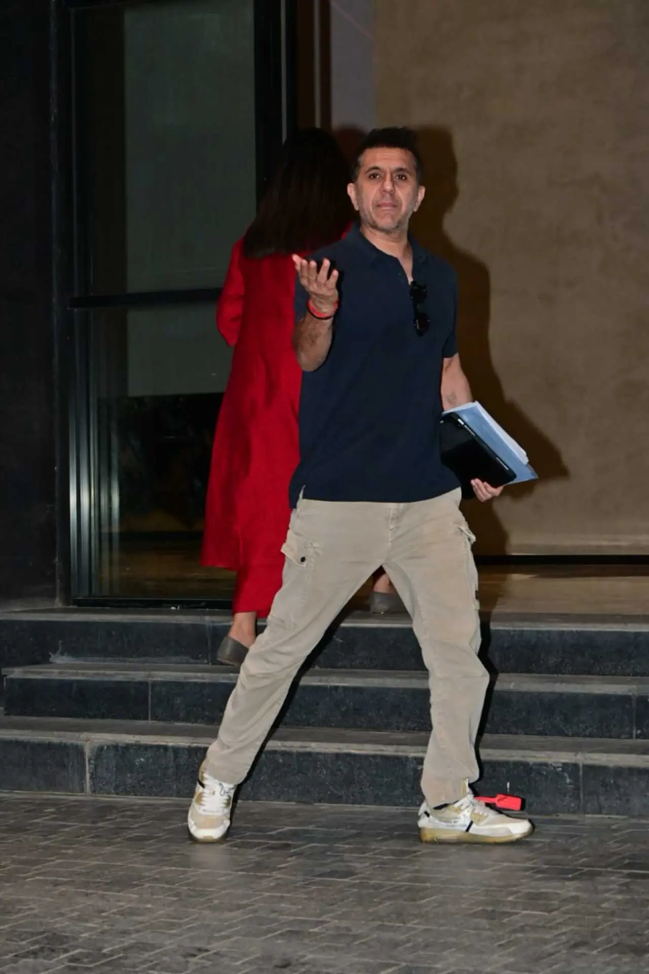 Suresh Triveni made a notable appearance at the screening, keeping his look sharp yet understated.